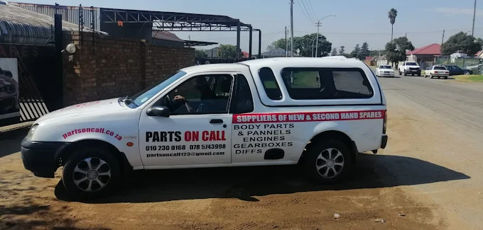 Parts on Call company delivery van ready for parts delivery across Johannesburg